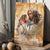 Beautiful woman, Jesus painting, Golden cloud drawing, First day in heaven - Jesus Portrait Canvas Prints, Christian Wall Art