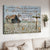 Antique farm house, Cotton flower, Wooden cross, I still believe in amazing grace - Jesus Landscape Canvas Prints, Home Decor Wall Art