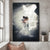Jesus hugging woman, Mystic light, Dove - Jesus Portrait Canvas Prints, Wall Art