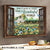 Sunflower Filed, Blue butterflies, Outside the window, And I think to myself what a wonderful world it is - Jesus Landscape Canvas Prints, Wall Art