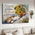 Flower garden, Cat painting, White butterfly, Every day is a new beginning - Jesus Landscape Canvas Prints, Home Decor Wall Art