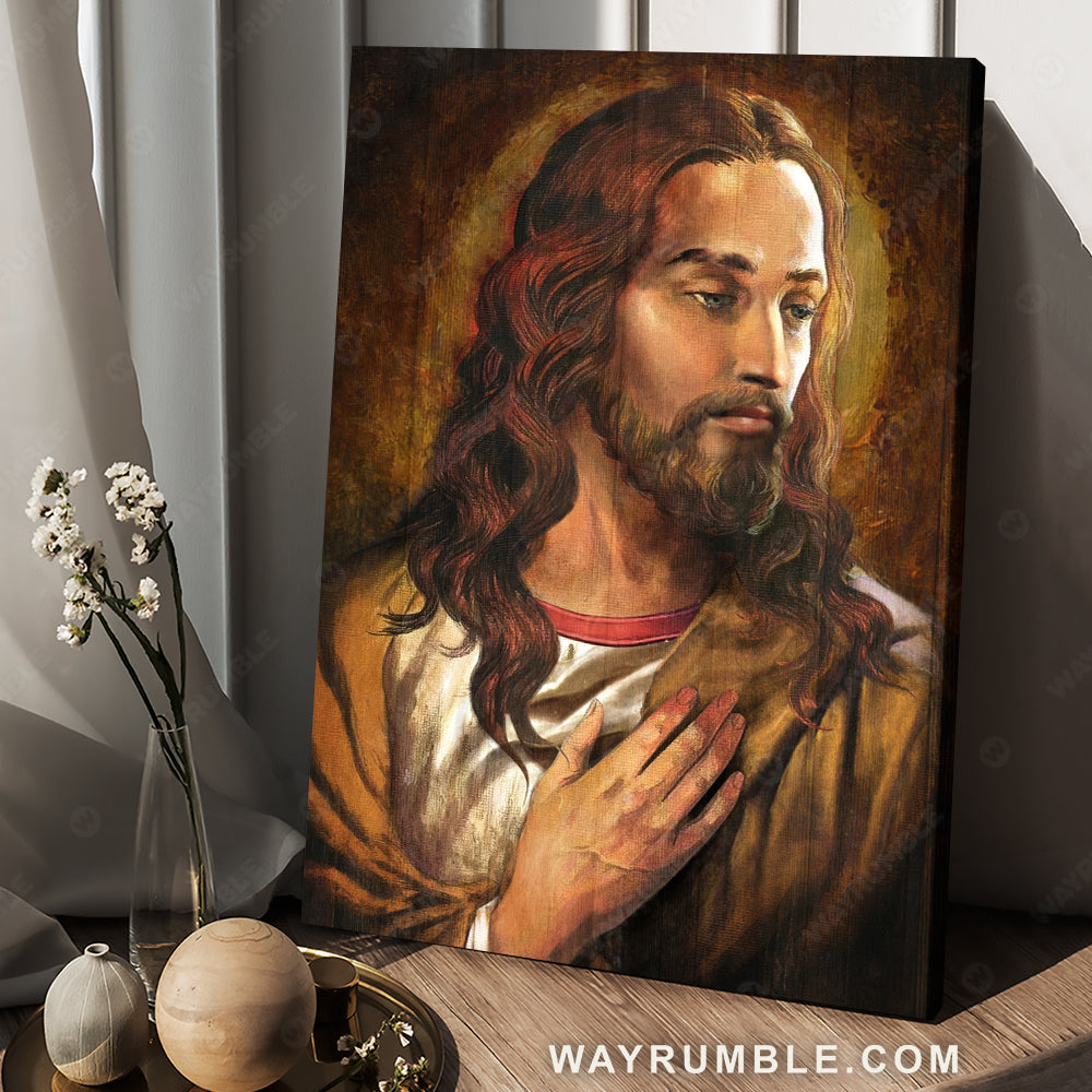 Christ the redeemer, Religious art, Jesus the Savior, Great Jesus painting - Jesus Portrait Canvas Prints, Christian Wall Art
