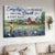 Wonderful flower garden, Awesome cross, Every day is a new beginning - Jesus Landscape Canvas Prints, Christian Wall Art
