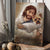 Yorkshire Terrier, Little dog, Jesus painting, Abstract art - Jesus Portrait Canvas Prints, Christian Wall Art