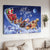 Dog drawing, Santa Claus, Christmas eve, Let it snow - Jesus Landscape Canvas Prints, Home Decor Wall Art