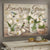 White tulip, Still art, Amazing grace - Jesus Landscape Canvas Prints, Wall Art