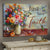 Vintage flower, Hummingbird, Still life painting, Just have faith - Jesus Landscape Canvas Prints, Wall Art