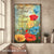 Poppy, Butterfly, Trust in Lord with all your heart - Jesus Portrait Canvas Prints, Wall Art