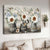 Flower painting, Watercolor hummingbird, Abstract cross, Just have faith - Jesus Landscape Canvas Prints, Home Decor Wall Art