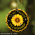 Jesus - Sunflower - It's not religion, it's a relationship - Circle Ceramic Ornament
