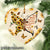 Jesus - Faith cross with sunflower - Way maker, miracle worker, promise keeper, light in the darkness - Heart Ceramic Ornament