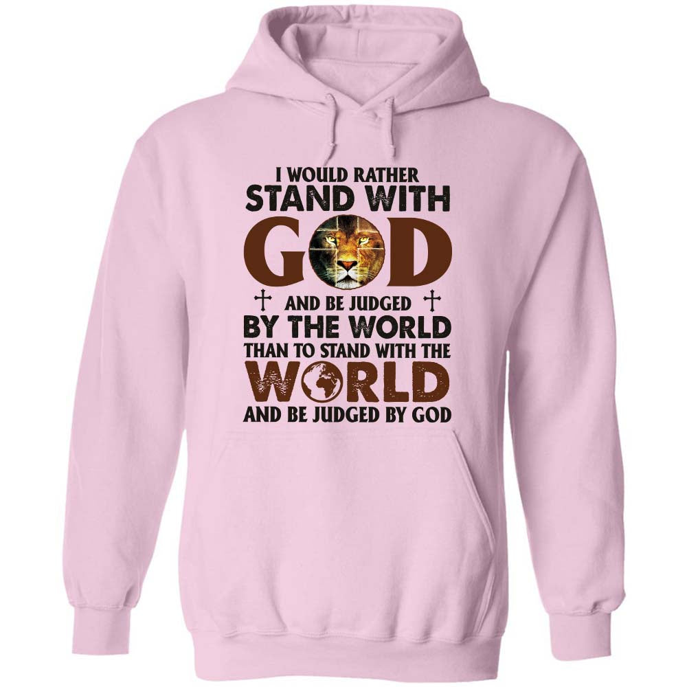 Lion of Judah, I would rather stand with God - Jesus White Apparel