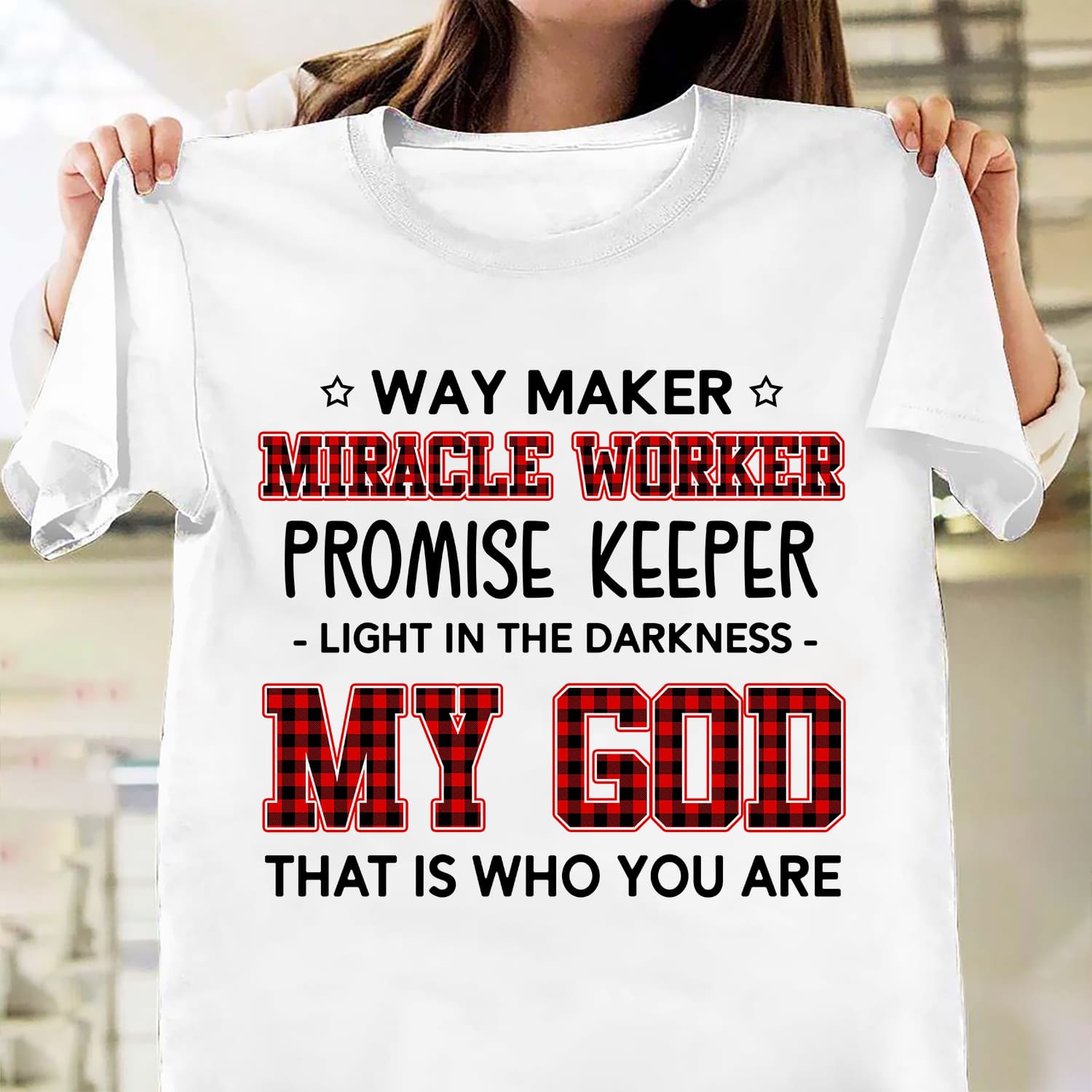 My God, you are way maker, miracle worker, promise keeper, light in the darkness