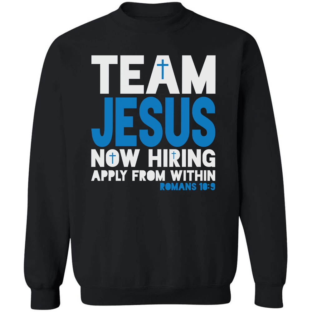 Team Jesus now hiring apply from within  - Apparel