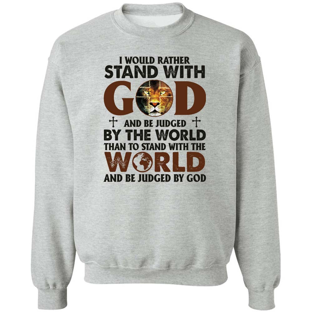 Lion of Judah, I would rather stand with God - Jesus White Apparel