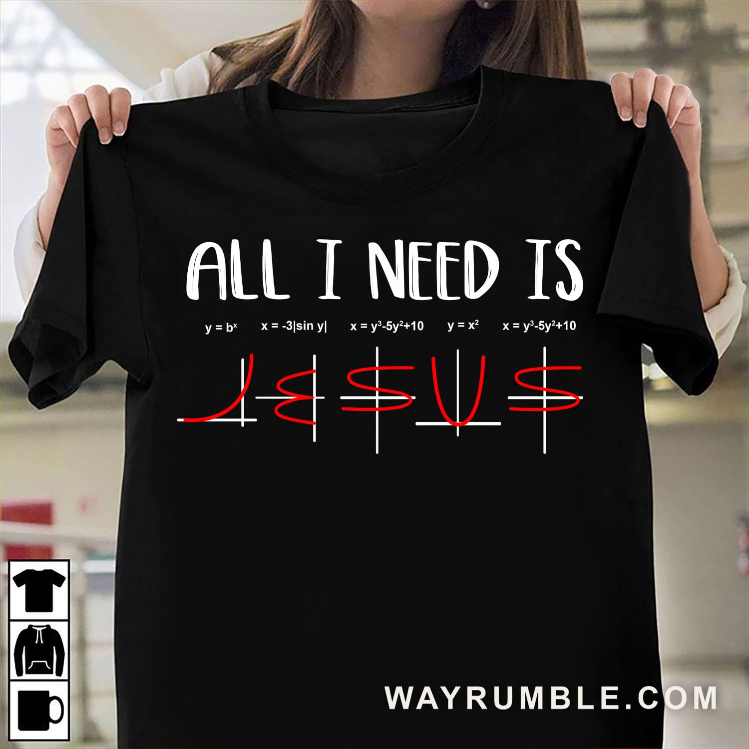Jesus, Math - All I need is Jesus Apparel