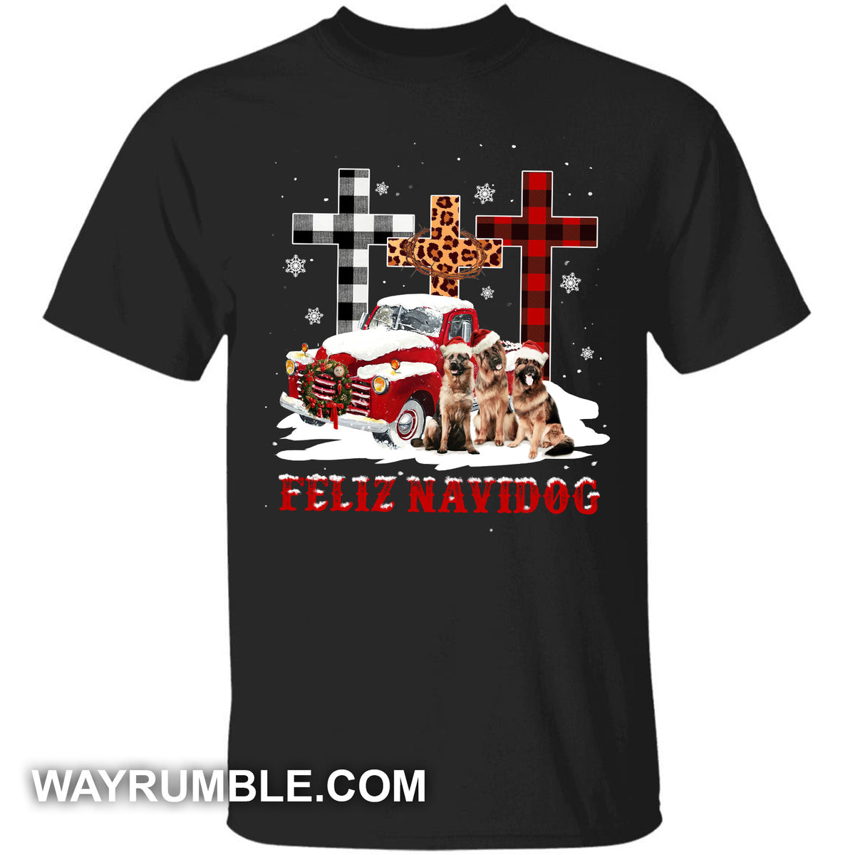 German Shepherd - Feliz Navidog Dog Apparel