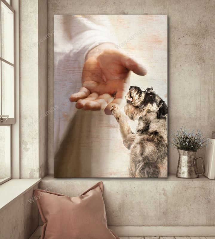 Schnauzer hotsell canvas art