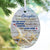 To my daughter - Starfish - You are loved more than you know - Family Oval Ceramic Ornament