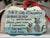To my daughter - Enjoy your ride and remember your way back home - Family Aluminum Ornament