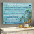 To my husband, Turtle, Ocean view, Thank you for sharing your life with me - Couple Landscape Canvas Prints, Wall Art