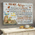 To my wife Bird couple, Clay pots, Never forget that I love you - Couple Landscape Canvas Prints, Wall Art