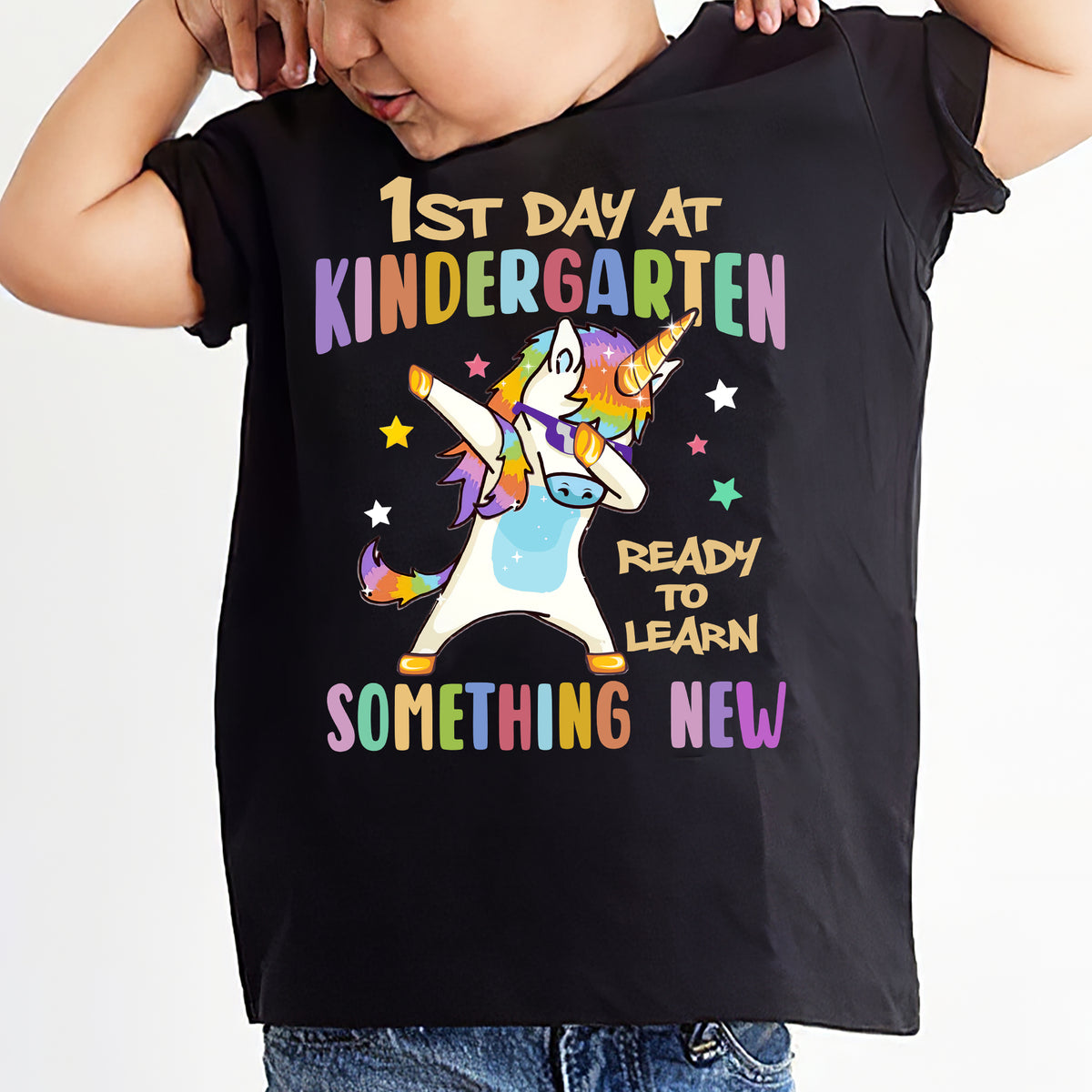 Unicorn - 1st day at kindergarten, ready to learn something new - Unicorn Kid T-shirt