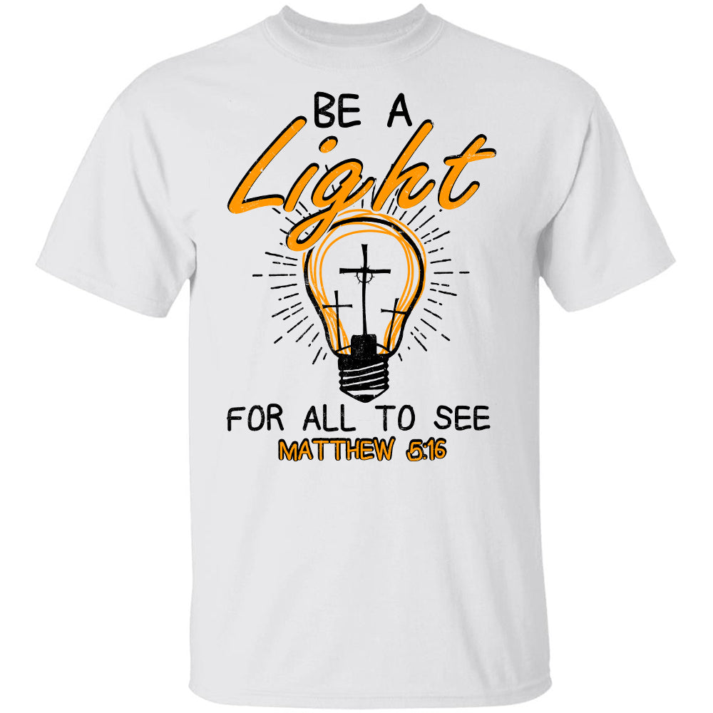 Buld - Be the light - Jesus White Apparel